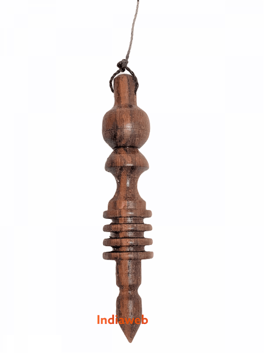 PÊNDULO DE MADEIRA MARROM